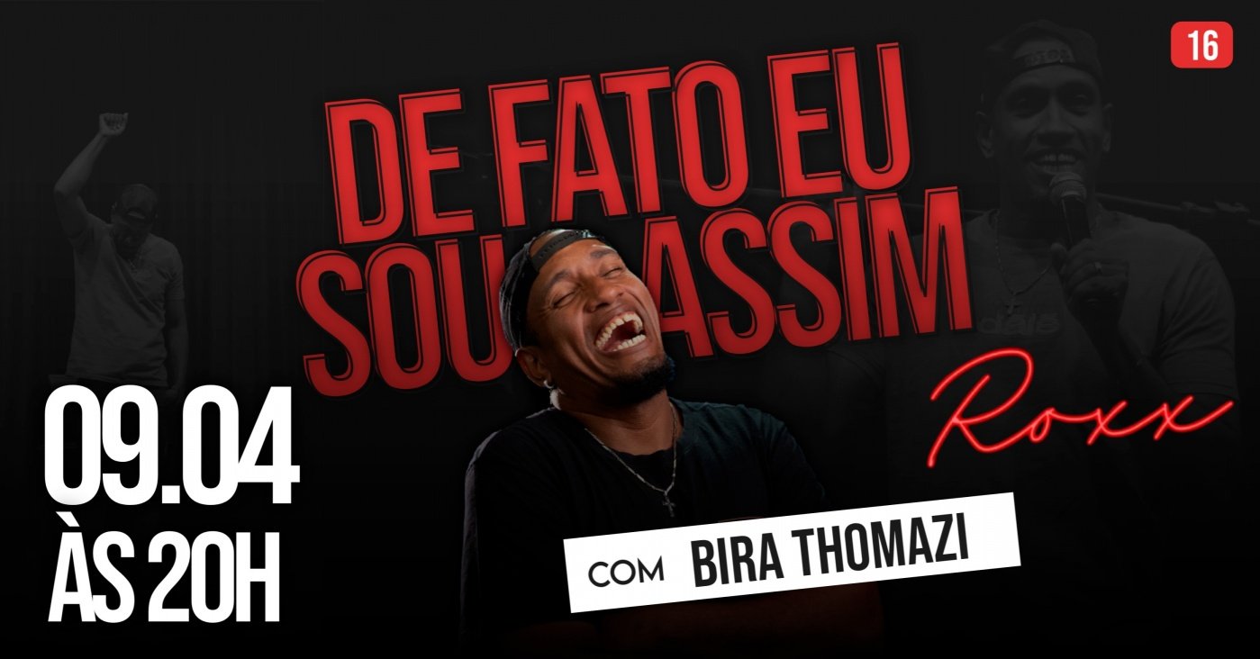 BIRA THOMAZI - SHOW DE COMÉDIA EM SÃO GONÇALO!