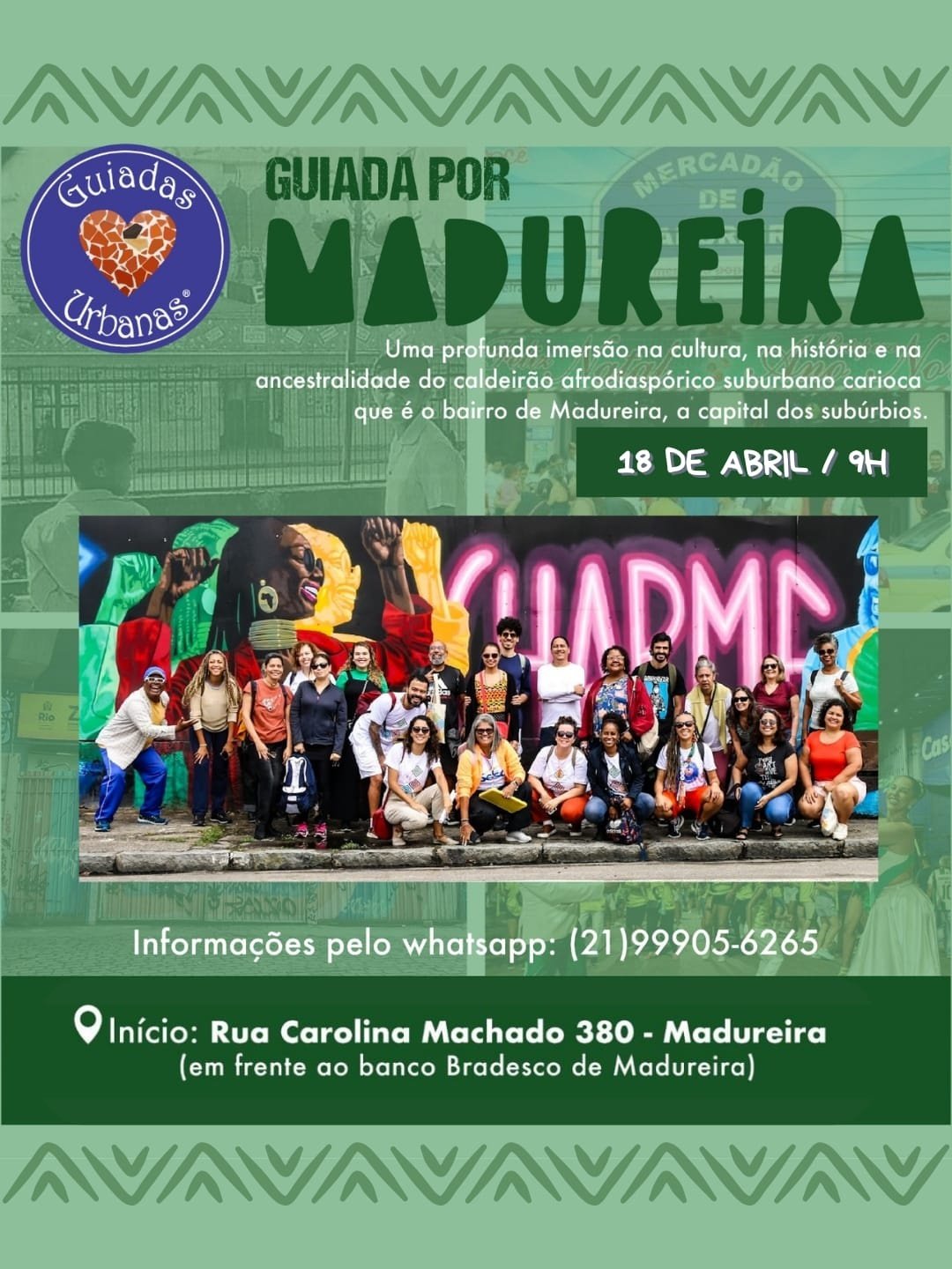 18 ABRIL - Guiada por Madureira - Tema: Mobilidade suburbana