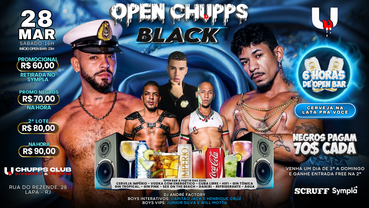 OPEN CHUPPS BLACK