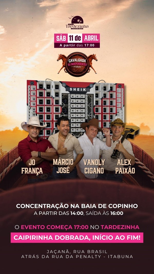 Imagem do evento 4ª Cavalgada das Independentes