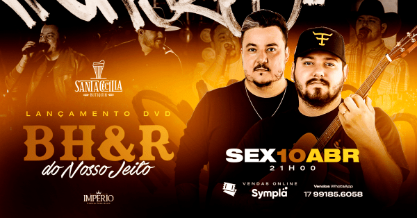 Imagem do evento Lançamento DVD Do Nosso Jeito - Bruno Henrique e Renato