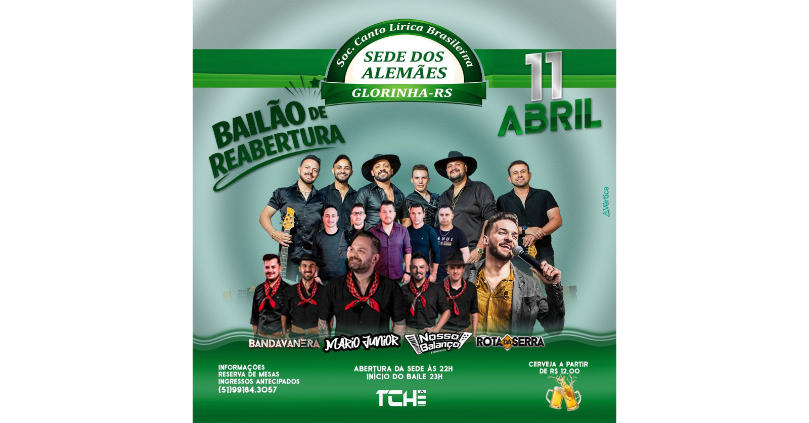 SEDE DOS ALEMÃES - GLORINHA RS - REABERTURA 2026 - Glorinha, RS