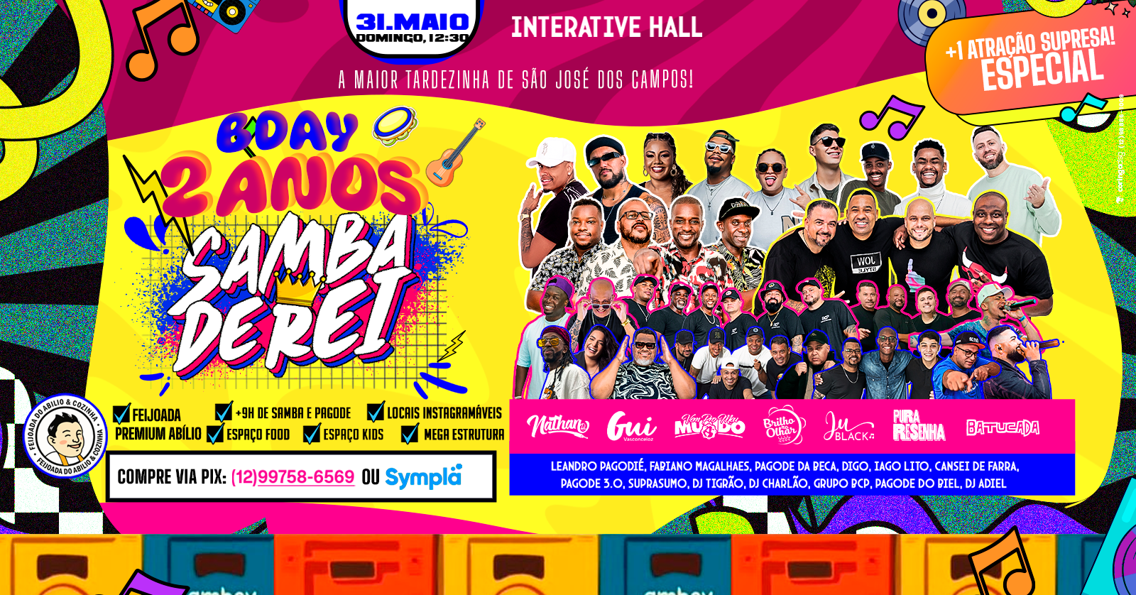 ::: ANIVERSÁRIO SAMBA DE REI 2 ANOS ::: - São José dos Campos, SP