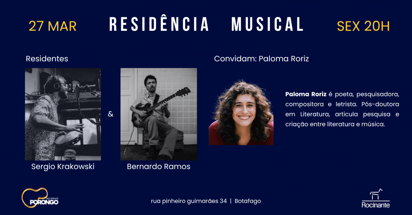 RESIDÊNCIA MUSICAL NO PORONGO