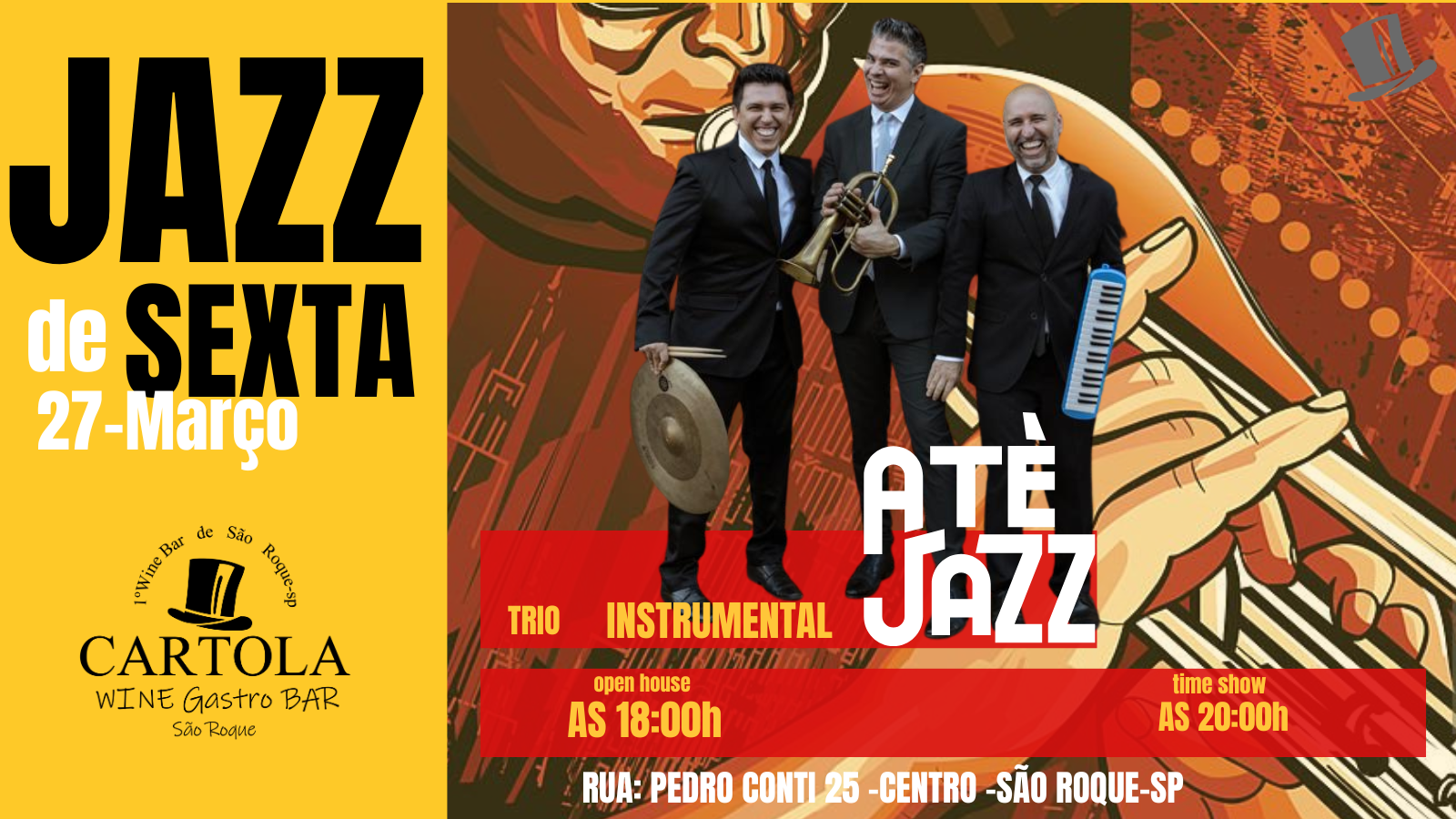 Jazz de Sexta com Até Jazz - São Roque, SP