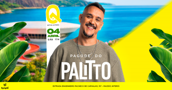 Imagem do evento PAGODE DO PALITTO na BATUQ NITERÓI!!