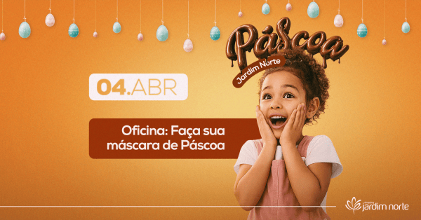 Imagem do evento 04/04 | Oficina  Faça sua máscara de Páscoa