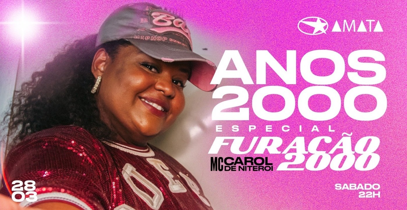 Anos 2000 - Especial Furacão 2000 com MC CAROL DE NITERÓI em São