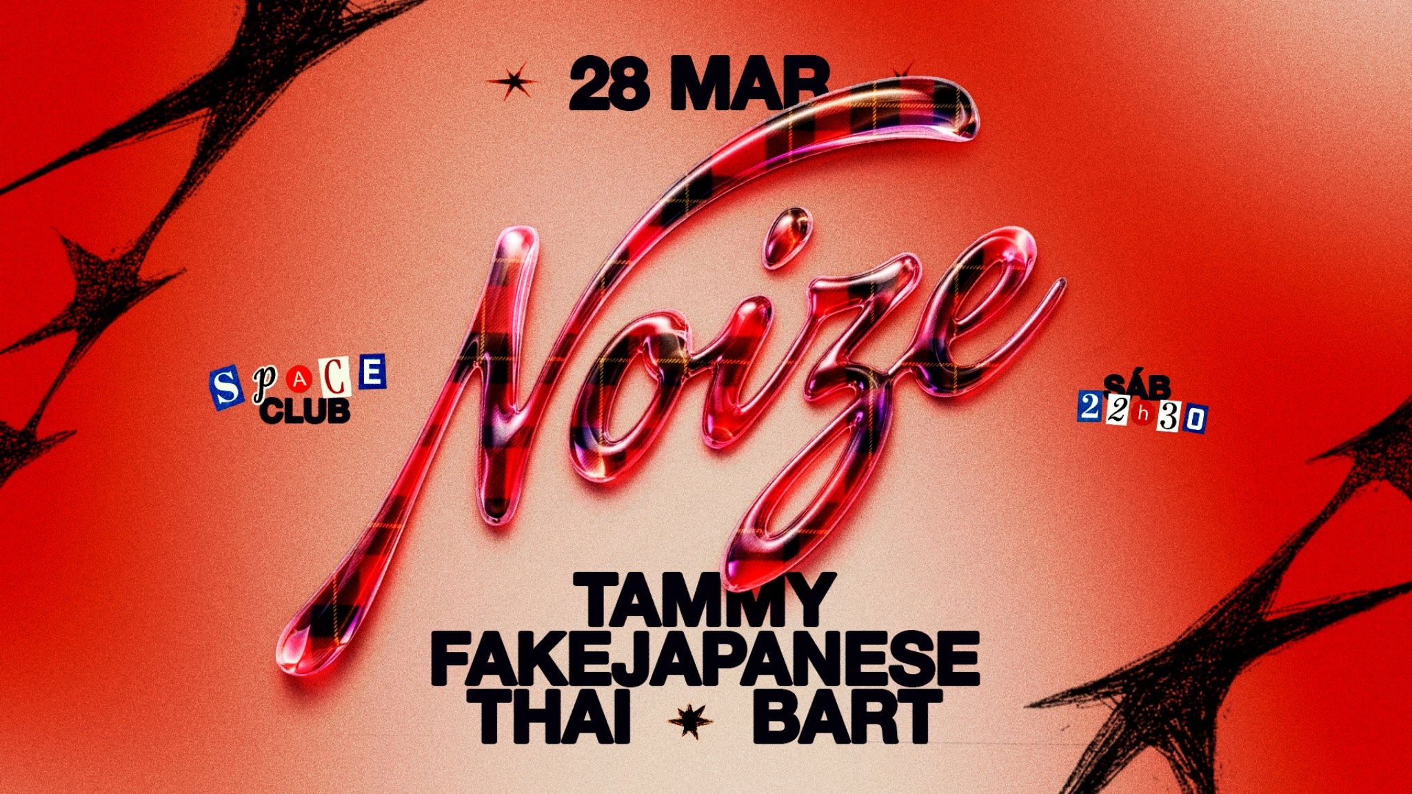 NOIZE 28.03 (Sábado) - Space Club - Belém, PA