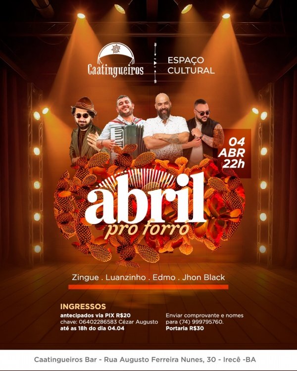 Imagem do evento Abril Pro forró