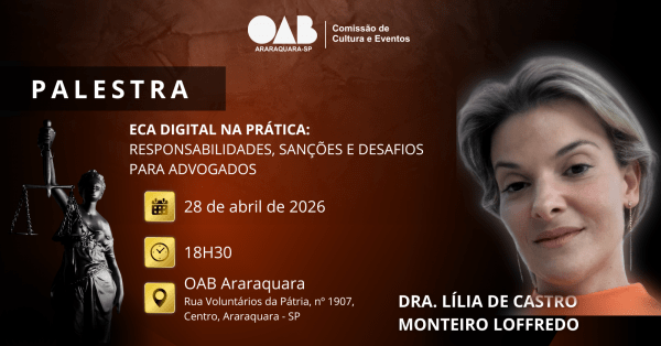 Imagem do evento ECA DIGITAL NA PRÁTICA: RESPONSABILIDADES, SANÇÕES E DESAFIOS PARA ADVOGADOS