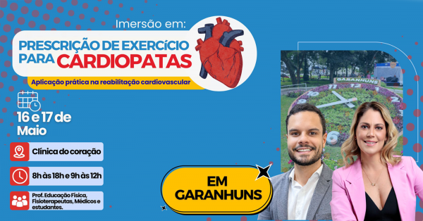 Imagem do evento Imersão em: Prescrição de Exercício para Cardiopatas