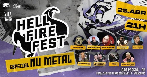 Imagem do evento Hell Fire Fest | João Pessoa / PB