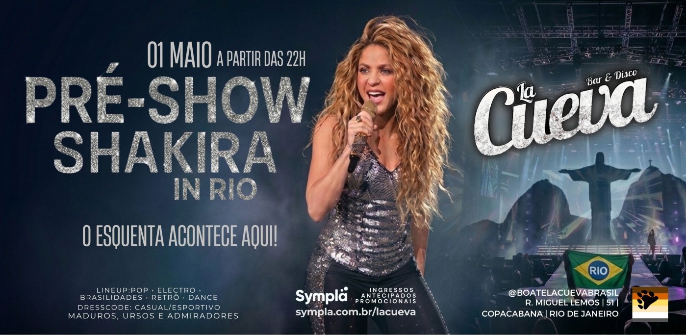 PRÉ-SHOW SHAKIRA NO RIO É AQUI!