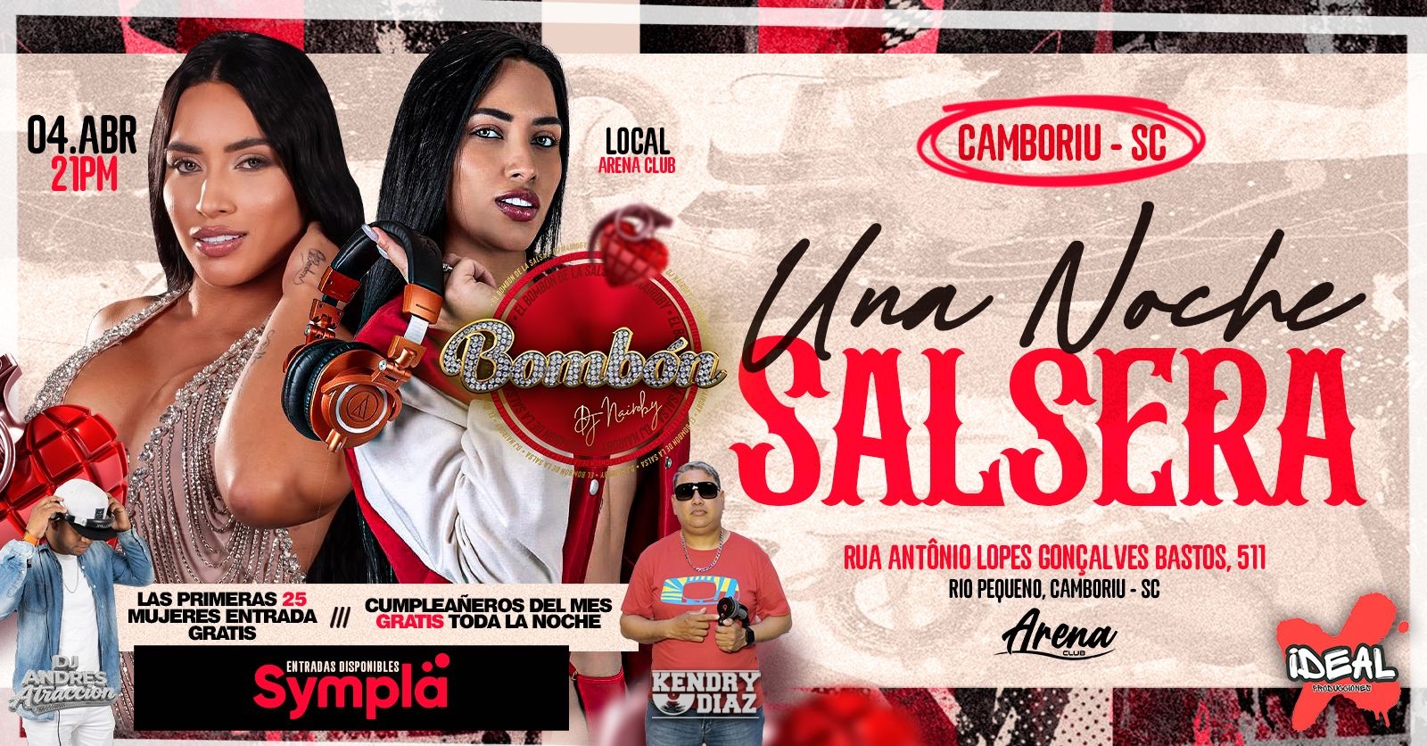 UNA NOCHE SALSERA CON EL BOMBON DE LA SALSA - Camboriú, SC