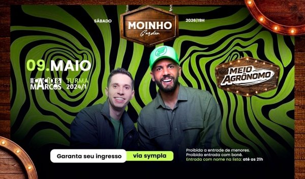 Imagem do evento 09/05 - CACIO E MARCOS