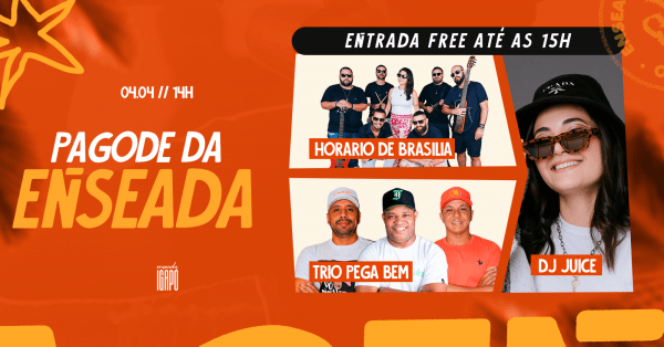 Imagem do evento TRIO PEGA BEM + HORÁRIO DE BRASÍLIA