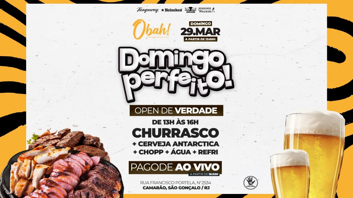 DOMINGO PERFEITO 29/03 | CHURRASCO | CERVEJA | PAGODE