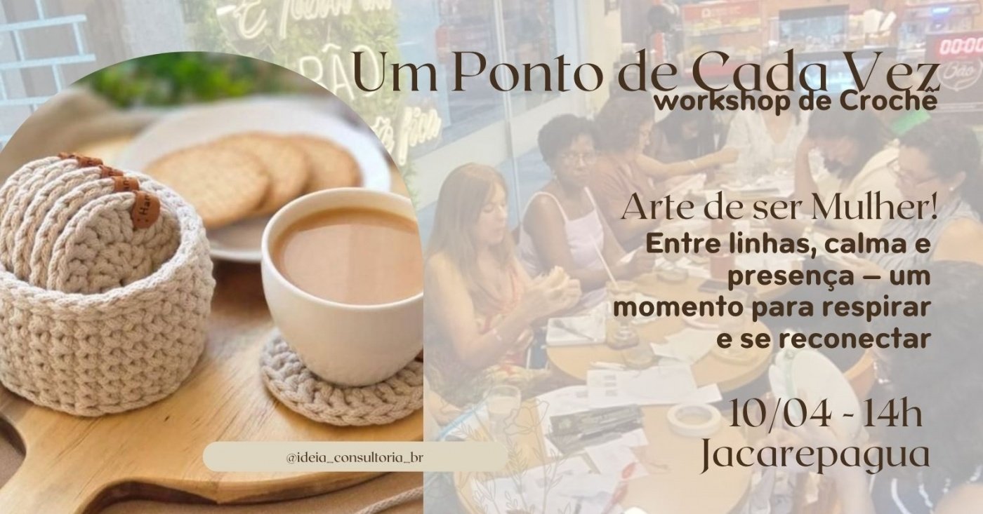 Tarde de Crochê - Um Ponto de Cada Vez #6