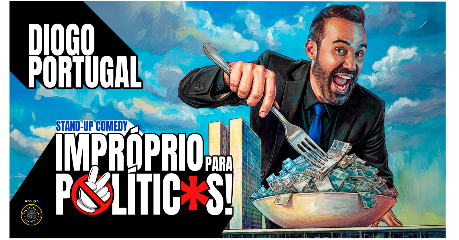 Diogo Portugal apresenta seu NOVO SHOW - Impróprio para Políticos - STAND UP COMEDY EM SUMARÉ