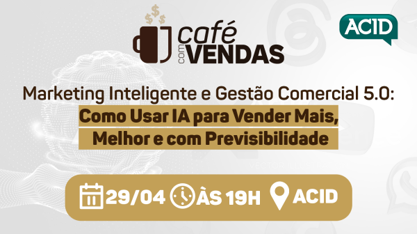 Imagem do evento Café com Vendas com Frank Nogueira Gabriel