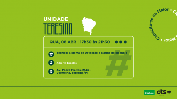 Imagem do evento Técnico: Sistema de Detecção e Alarme de Incêndio