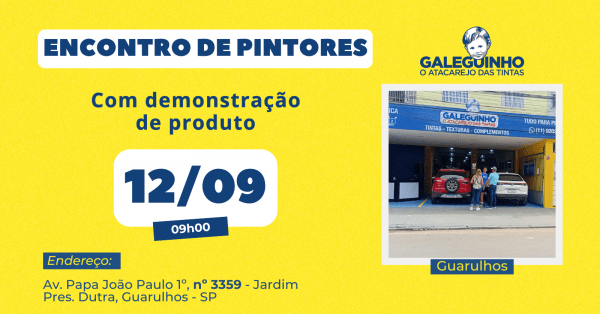 Imagem do evento Encontro de Pintores em Guarulhos - SP