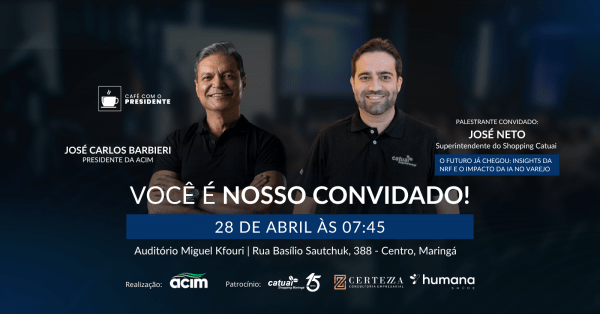 Imagem do evento Café com Presidente | Convidado: José Neto