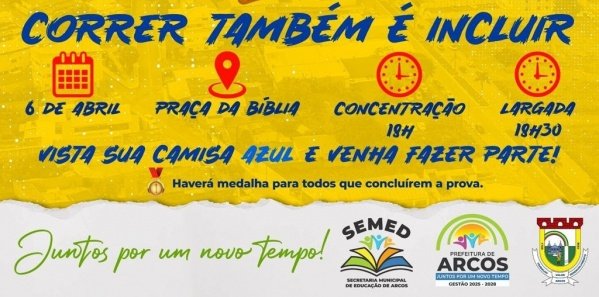 Imagem do evento 1ª Corrida de Conscientização do Autismo