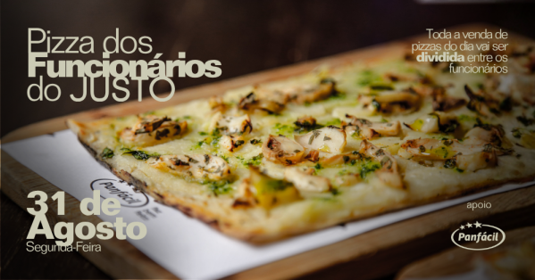 Imagem do evento Pizza dos Funcionários do JUSTO - Novembro