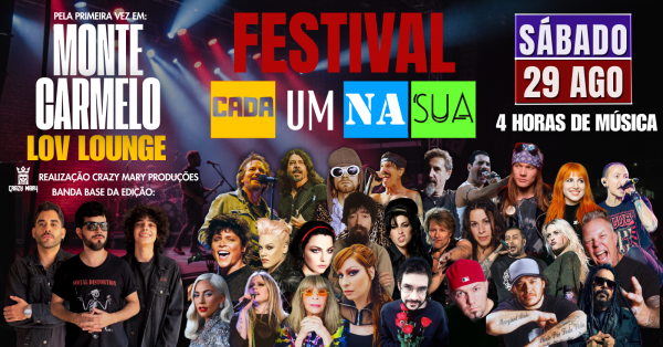 Imagem do evento Festival Cada Um Na Sua em Monte Carmelo/MG - 29/08/2026