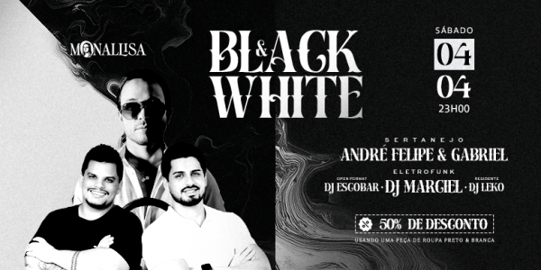 Imagem do evento Black & White
