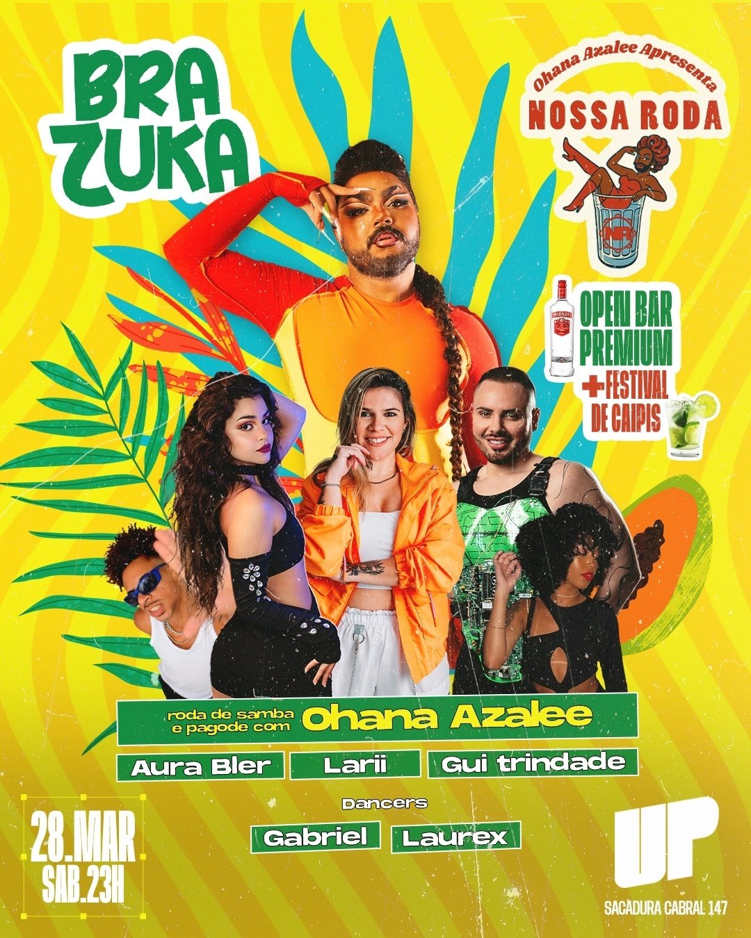 BRAZUKA - OPEN BAR + RODA DE SAMBA