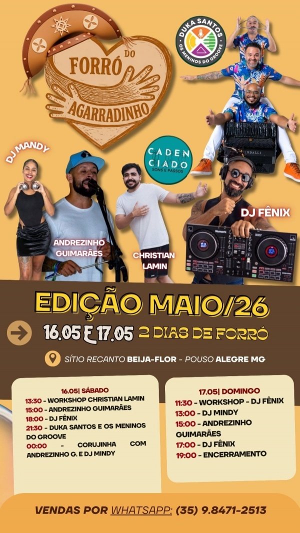 Imagem do evento Forró do agarradinho