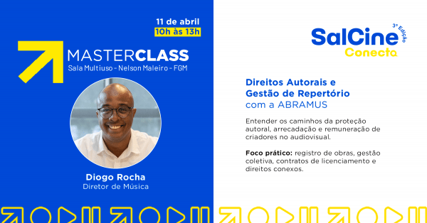 Imagem do evento Masterclass: Direitos Autorais e Gestão de Repertório - com a ABRAMUS