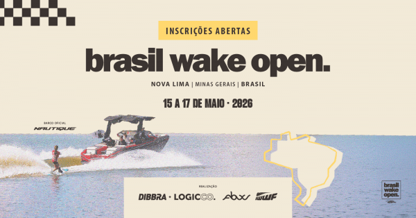 Imagem do evento INSCRIÇÕES ATLETAS | BRASIL WAKE OPEN 2026 | NOVA LIMA . MG