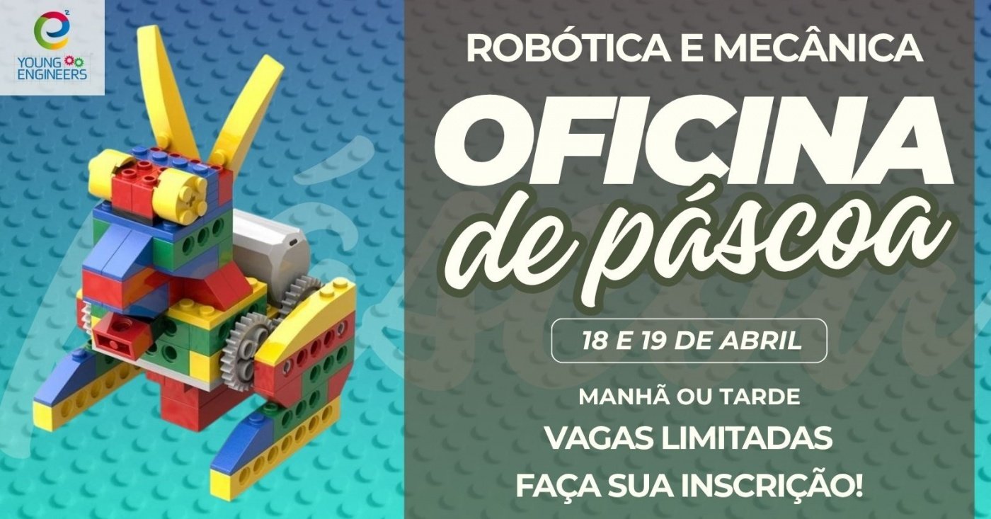 Oficina de Robótica e Mecânica LEGO® - Todas as Idades - YOUNG ENGINEERS - Teresópolis - RJ