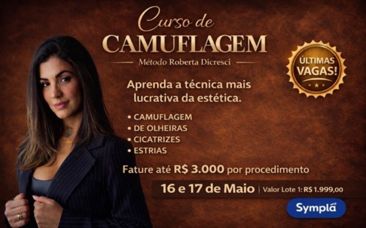 Imersão em Camuflagem Paramédica - Método Roberta Dicresci