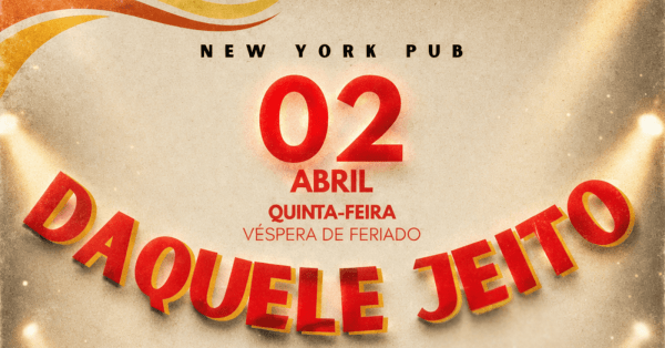 Imagem do evento Daquele Jeito - New York Pub  