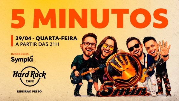Imagem do evento Banda 5 Minutos