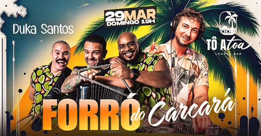 Forró do Carcará com Duka Santos e os MDG - Santos, SP