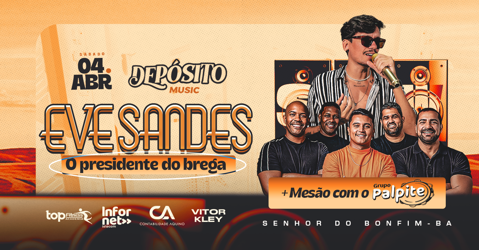 Eve Sandes - Presidente do Brega - Senhor do Bonfim, BA