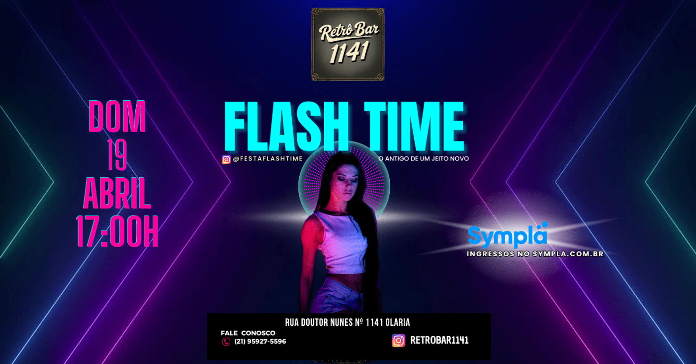 FLASH TIME A FESTA - RETRÔ BAR
