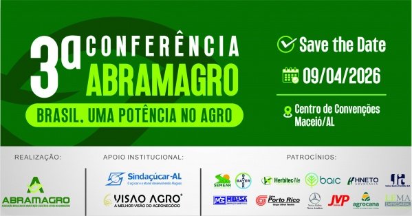 Imagem do evento 3ª CONFERÊNCIA ABRAMAGRO - BRASIL, UMA POTÊNCIA NO AGRO