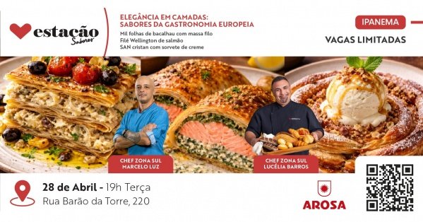 Imagem do evento Elegância em Camadas: Sabores da Gastronomia Europeia