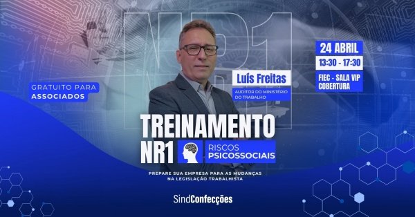 Imagem do evento Treinamento NR1 -Riscos Psicossociais