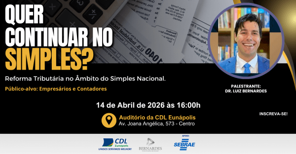 Imagem do evento PALESTRA REFORMA TRIBUTÁRIA