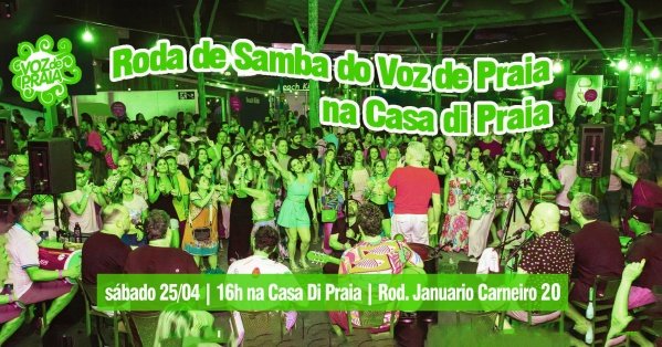 Imagem do evento Voz de Praia na Casa di Praia