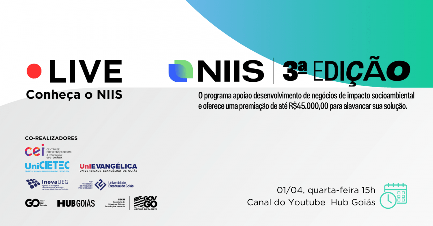 LIVE: Vamos falar de negócios de impacto? Conheça o NIIS 3 - online ...