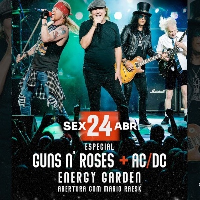 Especial Guns N' Roses & ACDC + Mario Raeski em Maringá - Sympla